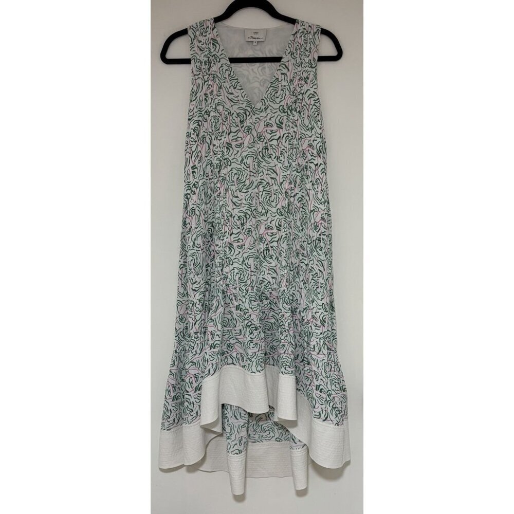 3.1 phillip lim Stitched Hem High Low Viscose Sleeveless Dress Size 4